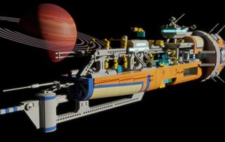 3d model space ship